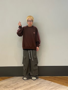 「アイテム（スウェットパンツ）」を使った、りおさん（メンズ・170cm）の夏コーディネート