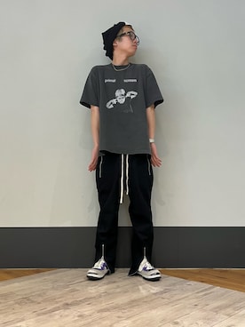 「DANKE SCHON（ダンケシェーン）のアイテム」を使った、りおさん（メンズ・170cm）の夏コーディネート