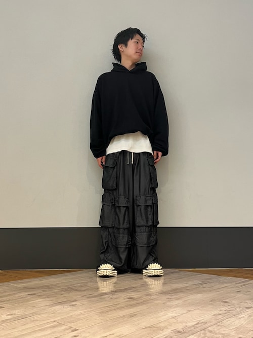 danke schon ダンケシェーン　カーゴパンツ WEB&DEPOT限定】DankeSchon/ダンケシェーン/COATING WIDE POCKET