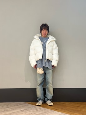 「DANKE SCHON（ダンケシェーン）のアイテム（ブルゾン）」を使った、りおさん（メンズ・170cm）の秋コーディネート