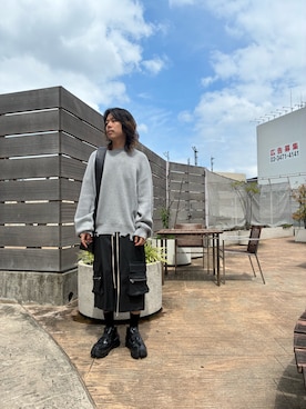 「DANKE SCHON（ダンケシェーン）のアイテム」を使った、りおさん（メンズ・172cm）の夏コーディネート