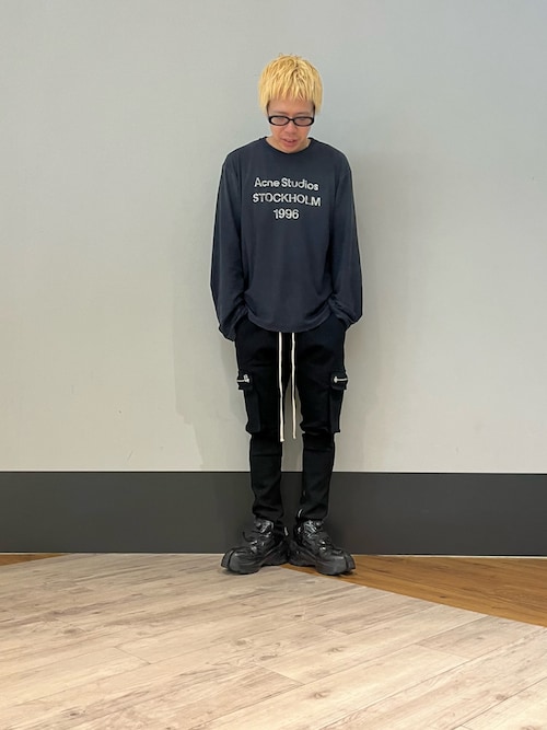 DANKE SCHON ダンケシェーン スキニーカーゴパンツ 30 ブラック DANKE SCHON カーゴパンツ 「WEB＆DEPOT限定」DankeSchon/ダンケ