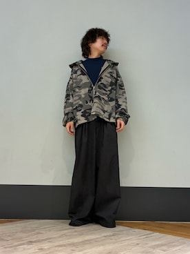 「DANKE SCHON（ダンケシェーン）のアイテム」を使った、りおさん（メンズ・170cm）の冬コーディネート