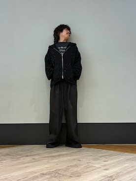 「DANKE SCHON（ダンケシェーン）のアイテム」を使った、りおさん（メンズ・170cm）の冬コーディネート