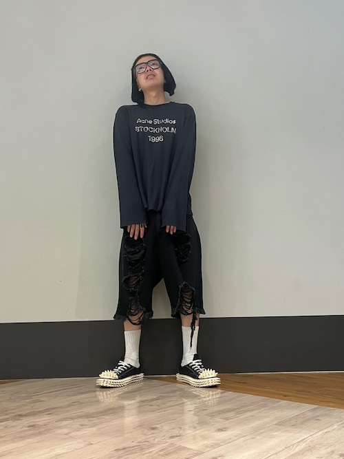 DankeSchon/ダンケシェーン/11oz DAMAGE DENIM SHORTS（デニム