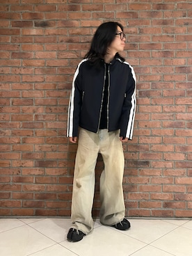 「DANKE SCHON（ダンケシェーン）のアイテム（その他アウター）」を使った、りおさん（メンズ・170cm）の秋コーディネート