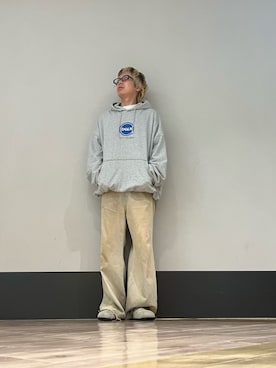 「アイテム（パーカー）」を使った、りおさん（メンズ・170cm）の夏コーディネート