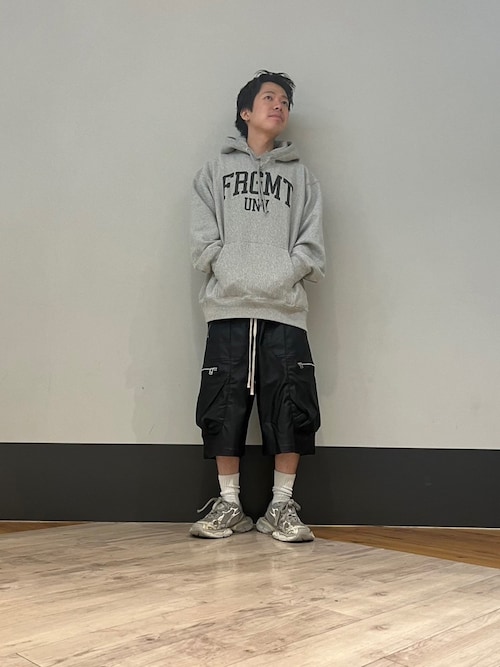 DankeSchon/ダンケシェーン/COATING BAGGY CARGO SHORTS（カーゴ