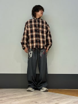 「DANKE SCHON（ダンケシェーン）のアイテム」を使った、りおさん（メンズ・170cm）の冬コーディネート