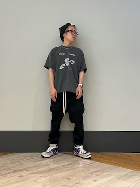 「DANKE SCHON（ダンケシェーン）のアイテム」を使った、りおさん（メンズ・170cm）の夏コーディネート