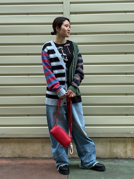 Desigual 沖縄 STAFFさん（レディース・160cm）の春コーディネート