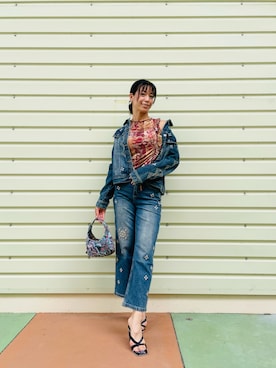 Desigual 沖縄 STAFFさん(レディース・160cm)の夏コーディネート
