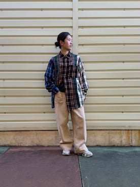 Desigual 沖縄 STAFFさん(レディース・160cm)の秋コーディネート