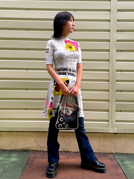 Desigual 沖縄 STAFFさん(レディース・157cm)の秋コーディネート
