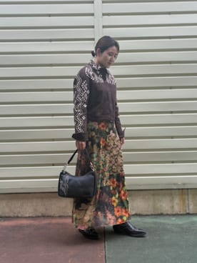 Desigual 沖縄 STAFFさん(レディース・160cm)の冬コーディネート