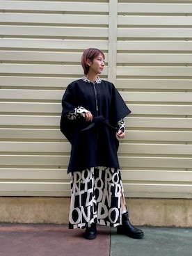 Desigual 沖縄 STAFFさん(レディース・160cm)の冬コーディネート