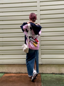 Desigual 沖縄 STAFFさん（レディース・160cm）の冬コーディネート