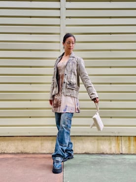 Desigual 沖縄 STAFFさん（レディース・160cm）の冬コーディネート