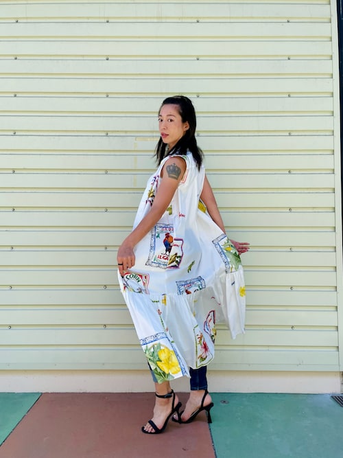 Desigual（デシグアル） パーティードレス ワンピース 夏 ポストカード