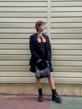 Desigual 沖縄 STAFFさん（レディース・160cm）の冬コーディネート