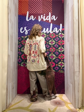 Desigual 沖縄 STAFFさん（レディース・160cm）の冬コーディネート