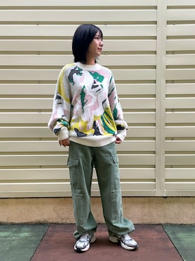 Desigual 沖縄 STAFFさん（レディース・157cm）の秋コーディネート