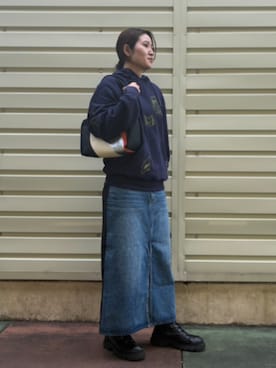 Desigual 沖縄 STAFFさん（レディース・160cm）の冬コーディネート