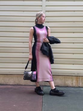 「Desigual（デシグアル）のアイテム（ワンピース/ドレス、その他）」を使った、Desigual 沖縄 STAFFさん（レディース・160cm）の春コーディネート