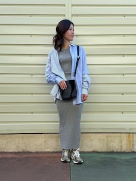 「メンズシャツ」｜Desigual 沖縄 STAFFさん（レディース・160cm）の秋コーディネート