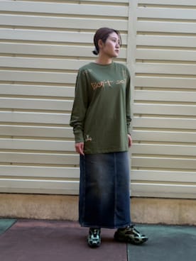 Desigual 沖縄 STAFFさん（レディース・160cm）の秋コーディネート