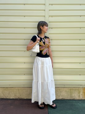Desigual 沖縄 STAFFさん(レディース・160cm)の夏コーディネート