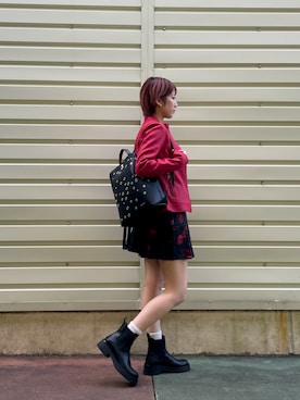 Desigual 沖縄 STAFFさん(レディース・160cm)の冬コーディネート