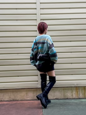 Desigual 沖縄 STAFFさん（レディース・160cm）の冬コーディネート