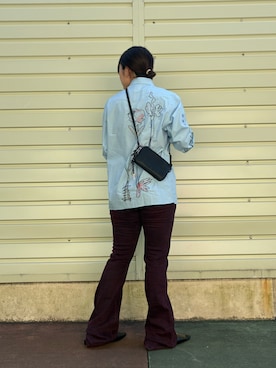 「Desigual（デシグアル）のアイテム」を使った、Desigual 沖縄 STAFFさん（レディース・160cm）の夏コーディネート