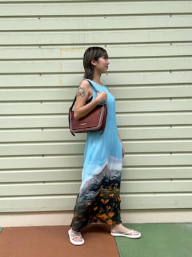 Desigual 沖縄 STAFFさん(レディース・160cm)の夏コーディネート