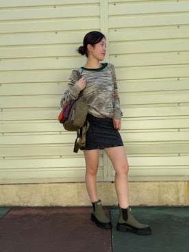 Desigual 沖縄 STAFFさん(レディース・160cm)の秋コーディネート