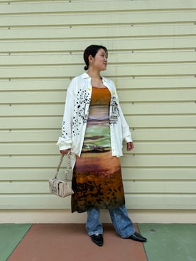 Desigual 沖縄 STAFFさん(レディース・160cm)の夏コーディネート