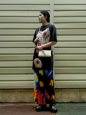 Desigual 沖縄 STAFFさん(レディース・160cm)の夏コーディネート