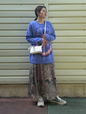 Desigual 沖縄 STAFFさん(レディース・160cm)の冬コーディネート