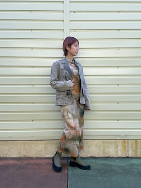 Desigual 沖縄 STAFFさん(レディース・160cm)の冬コーディネート