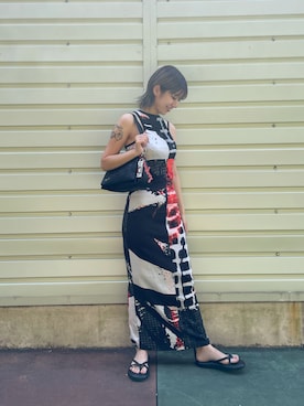 Desigual 沖縄 STAFFさん(レディース・160cm)の夏コーディネート