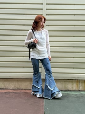 Desigual 沖縄 STAFFさん（レディース・160cm）の冬コーディネート