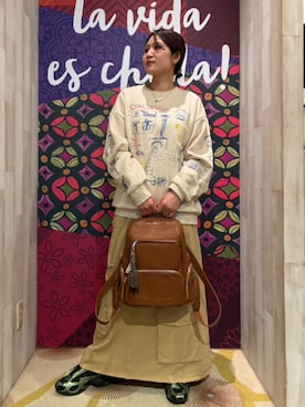 Desigual 沖縄 STAFFさん（レディース・160cm）の秋コーディネート