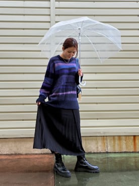 「アイテム（ボディバッグ/ウエストポーチ）」を使った、Desigual 沖縄 STAFFさん（レディース・160cm）の秋コーディネート