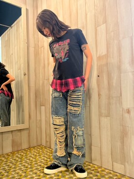Desigual 沖縄 STAFFさん(レディース・157cm)の春コーディネート