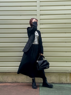 Desigual 沖縄 STAFFさん(レディース・160cm)の冬コーディネート