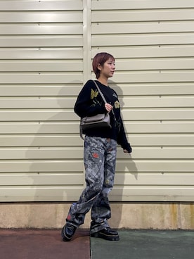 Desigual 沖縄 STAFFさん(レディース・160cm)の冬コーディネート