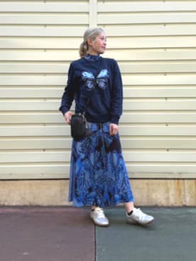 「アイテム（財布/小物）」を使った、Desigual 沖縄 STAFFさん（レディース・160cm）の春コーディネート