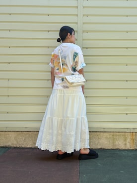 Desigual 沖縄 STAFFさん(レディース・160cm)の夏コーディネート