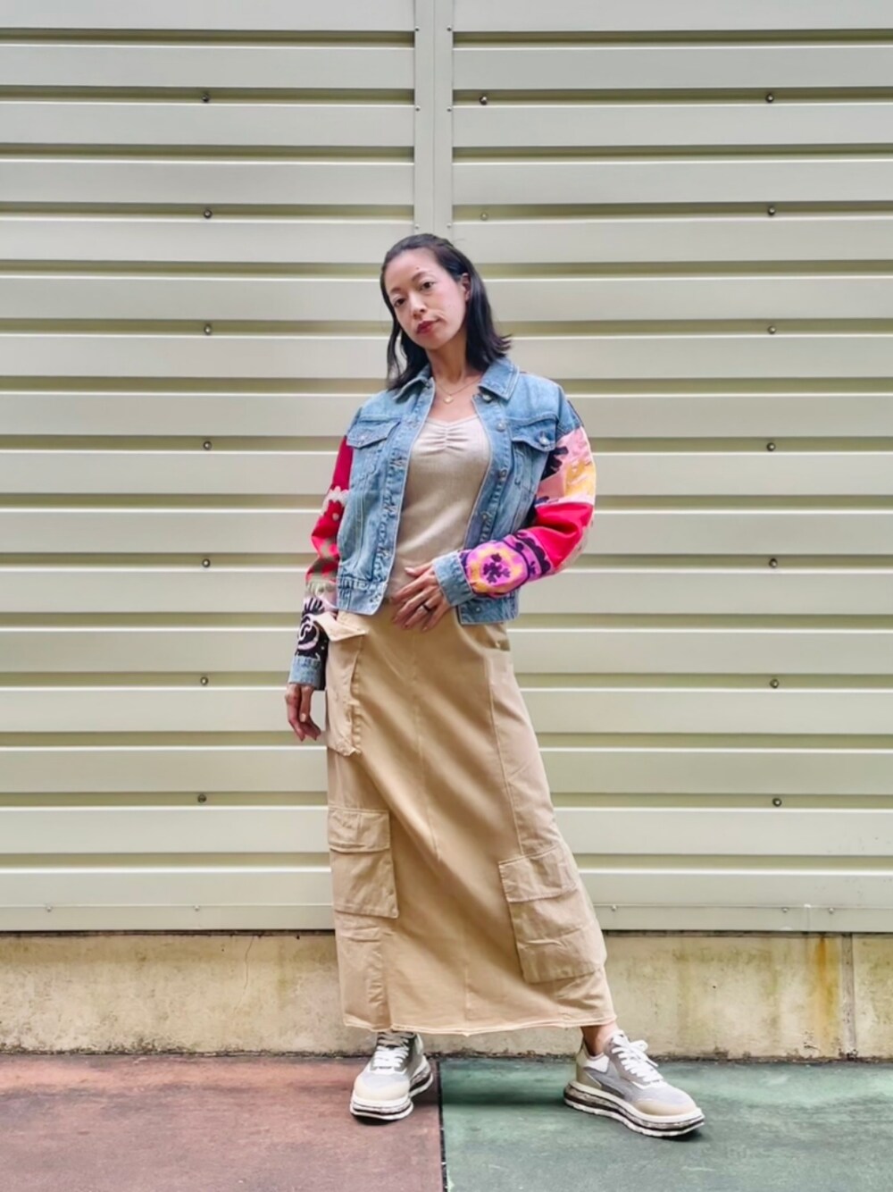 Desigual（デシグアル）の「パッチワーク デニム ショートジャケット